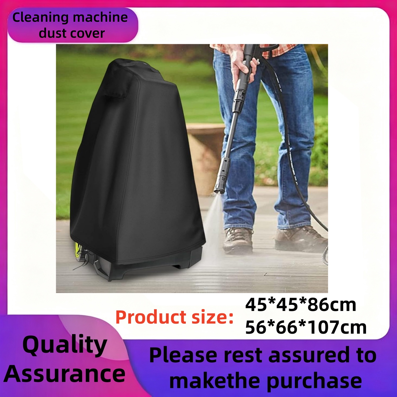 Pressure Washer Electric - Hoes voor hogedrukreiniger 210D Oxford-stof Buitenhoes