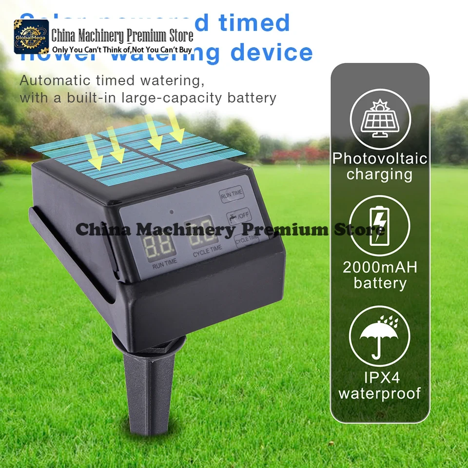 Outdoor Power 'Hose' - Nieuwe op zonne-energie werkende irrigatietimer Automatisch