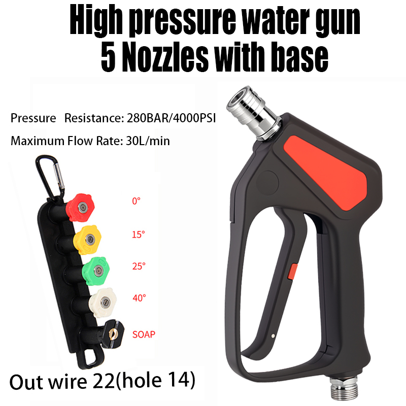 Power Washer Gun Replacement - M22-14 Vervangende hogedruk korte waspistool. Hogedrukreiniger