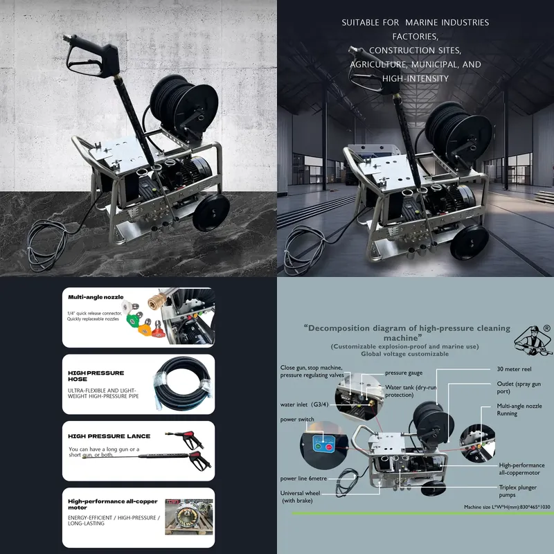 Pressure Washer Electric - 7,5 kW 2900 psi 200 bar