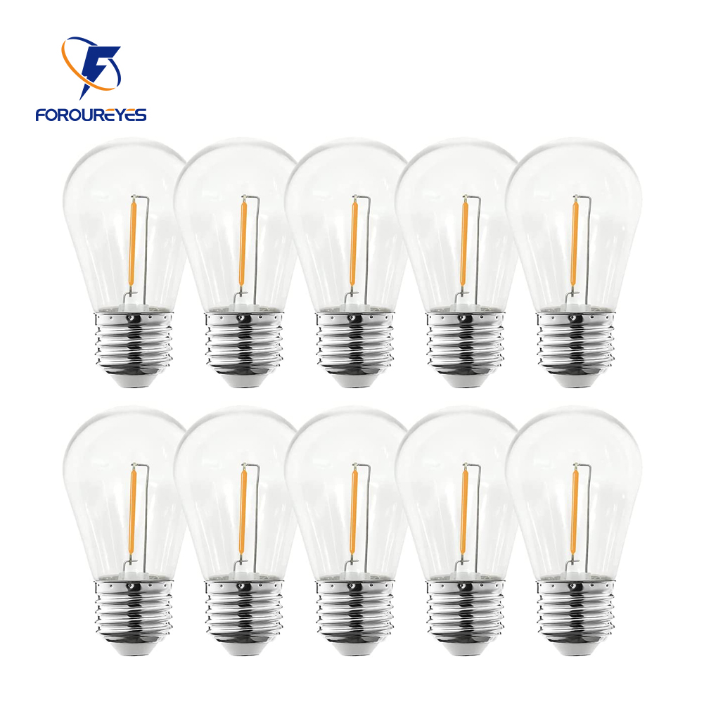 Outdoor Power Lead Cover - 10Pack S14 Dimbare Gloeilamp Voor Buiten