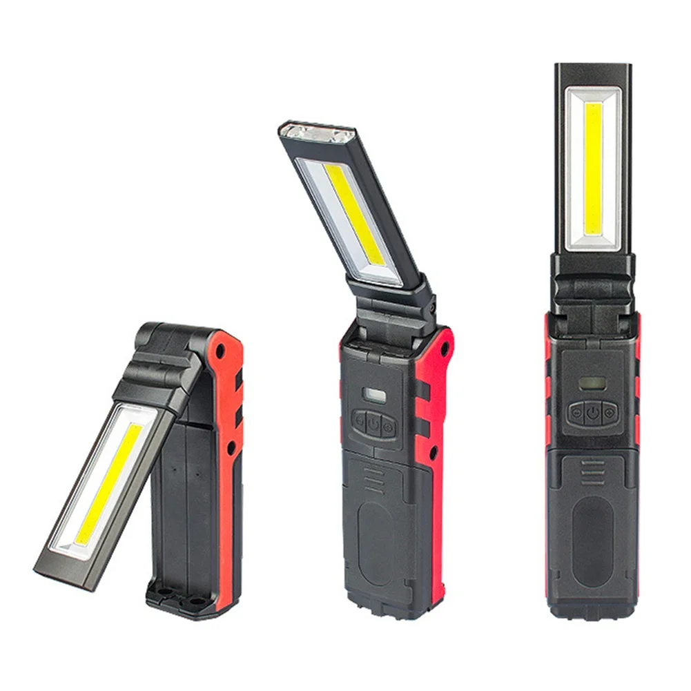 Outdoor Power Bank - Dimbare COB LED-werklamp USB-oplaadbare zaklamp met