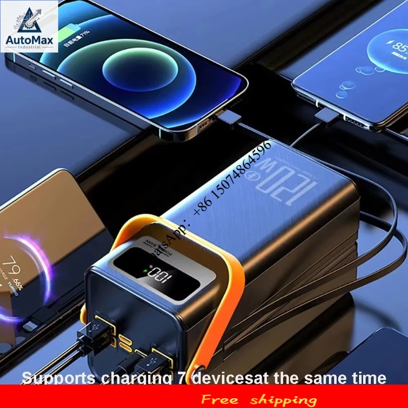 Outdoor Power Bank - 120W 150000mAh Snelle Oplaad Powerbank Grote