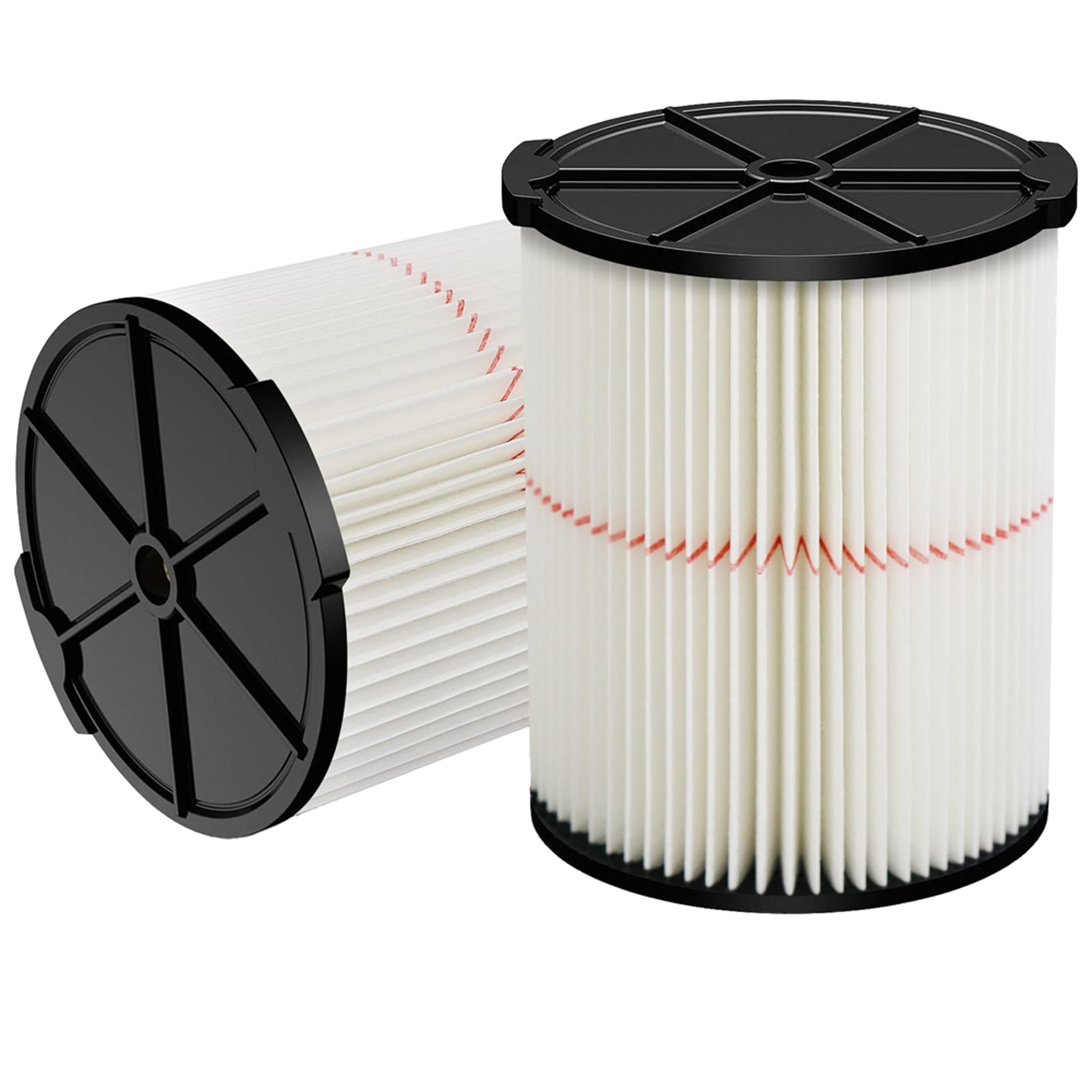 Wet Dry Vacuum Shop - BAAJ-4X vervangend patroonfilter voor 9-38754 Red