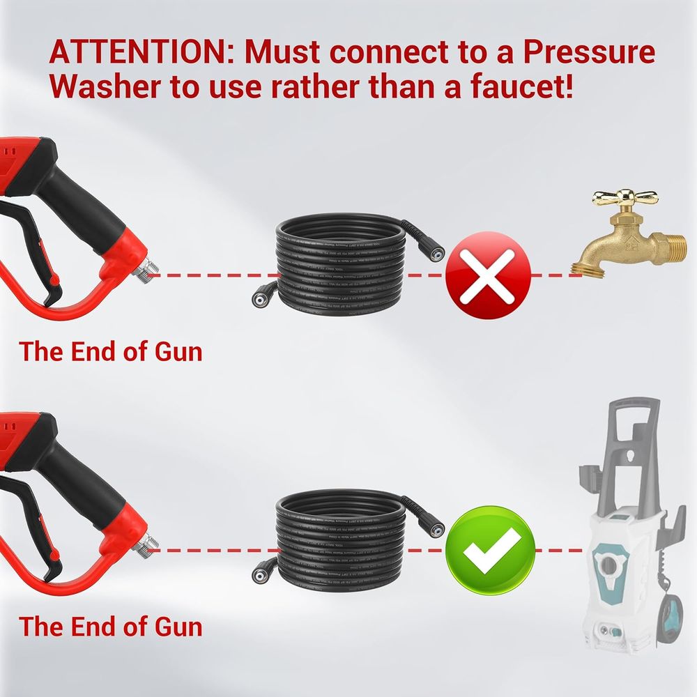 Wasserpistool en slangset, 25f - Power Washer Gun Replacement recensie en prijs
