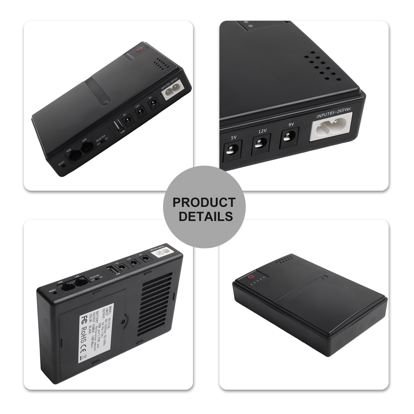 1018L 5V 9V 12V Back-up DC UPS - Ups Power Supply Outdoor recensie en prijs