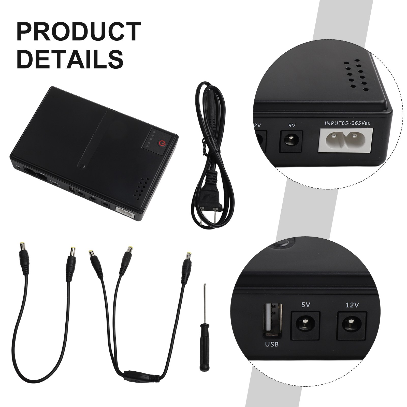 1018L 5V 9V 12V Back-up DC UPS - Ups Power Supply Outdoor recensie en prijs