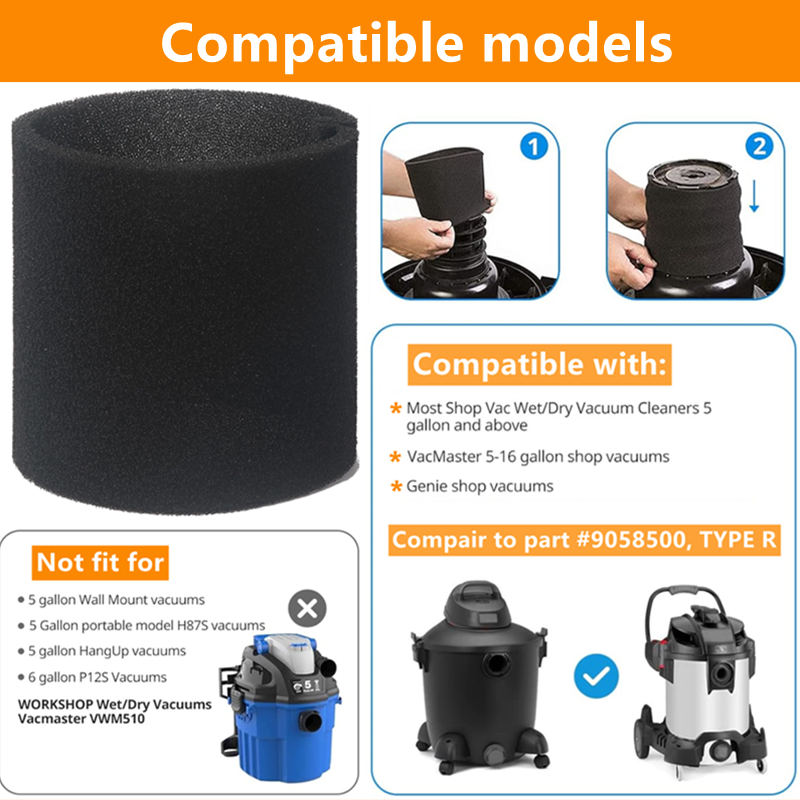 3 stuks schuimhuls schuimverva - Wet Dry Vacuum Shop recensie en prijs