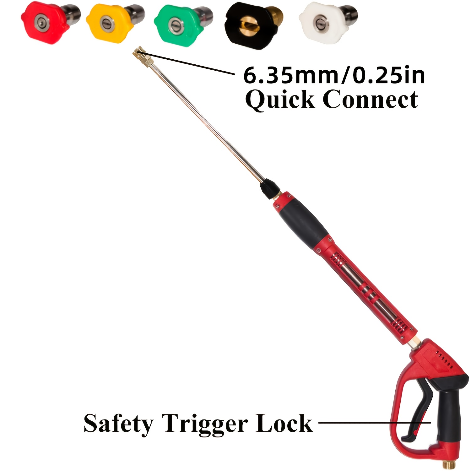 Hogedrukreinigerpistool, rood  - Power Washer Gun Replacement recensie en prijs