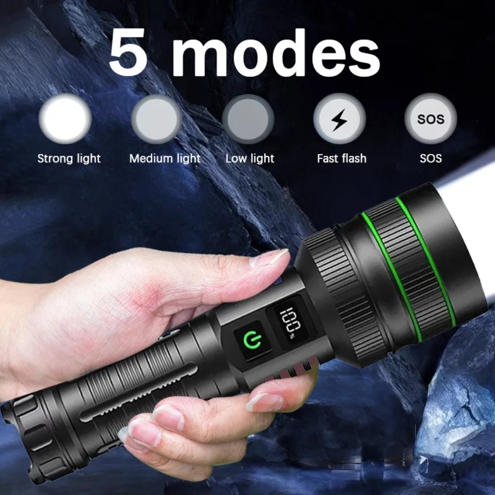 Krachtige LED-zaklamp Zoombaar - Outdoor Power Meter recensie en prijs