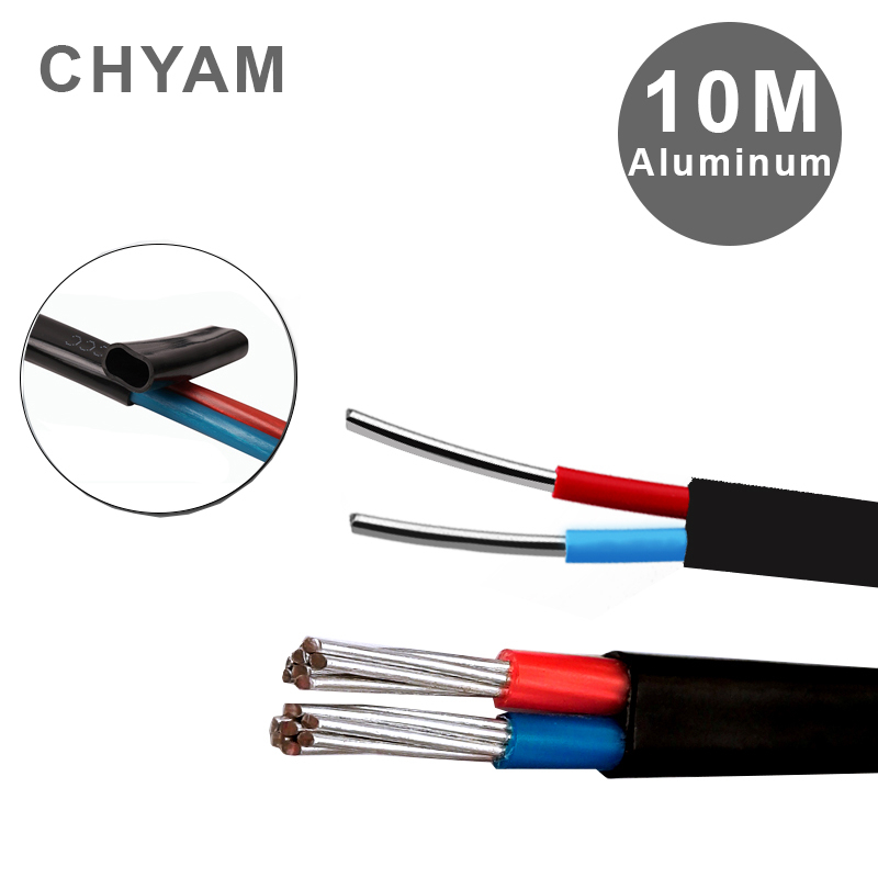 10 Meter Aluminium Draad Zwart - Outdoor Power Line Cover recensie en prijs
