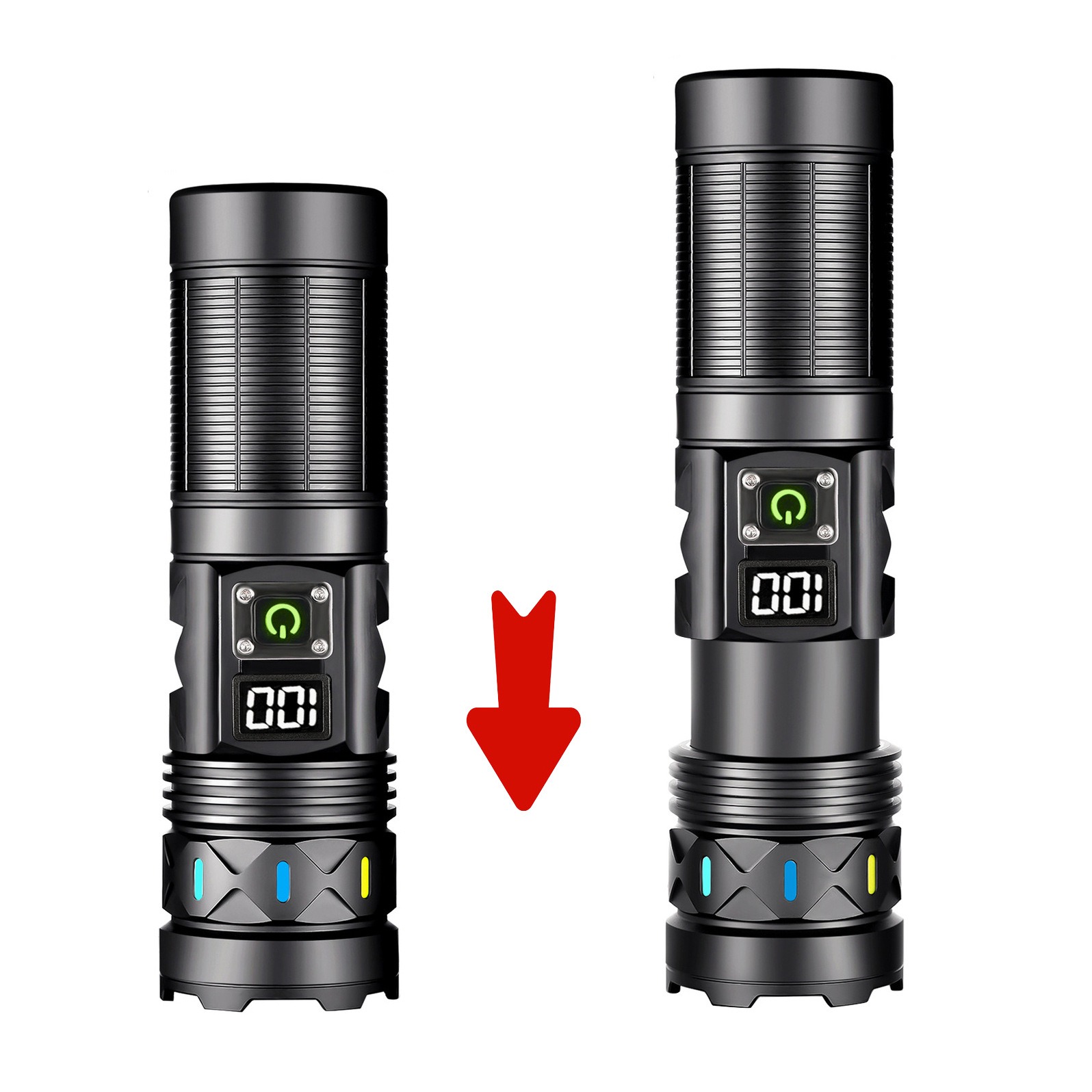 Krachtige LED-zaklamp Telescop - Outdoor Power Meter recensie en prijs