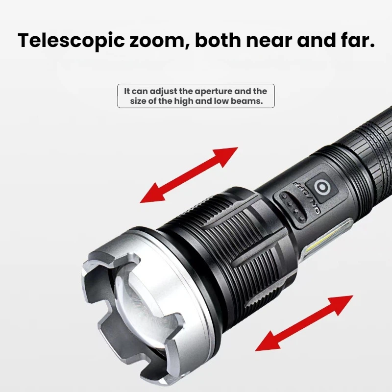 Krachtige LED-zaklamp Telescop - Outdoor Power Meter recensie en prijs