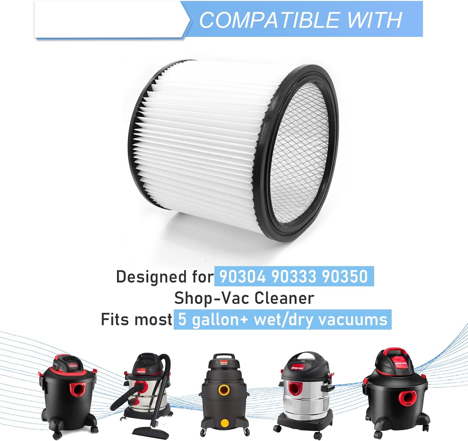 90304 Shop-Vac filtervervangin - Wet Dry Vacuum Shop recensie en prijs